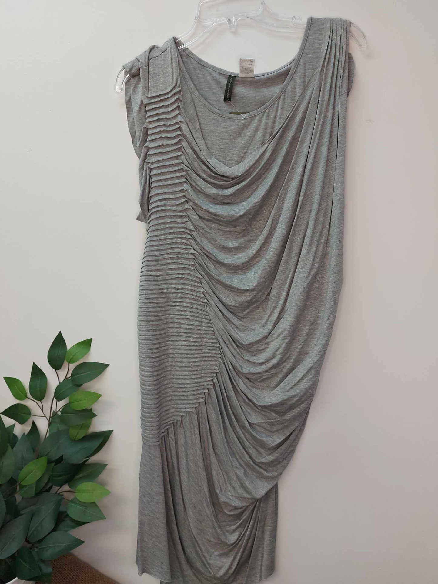 Robe grossesse moulante gris souris - Mothers en vogue