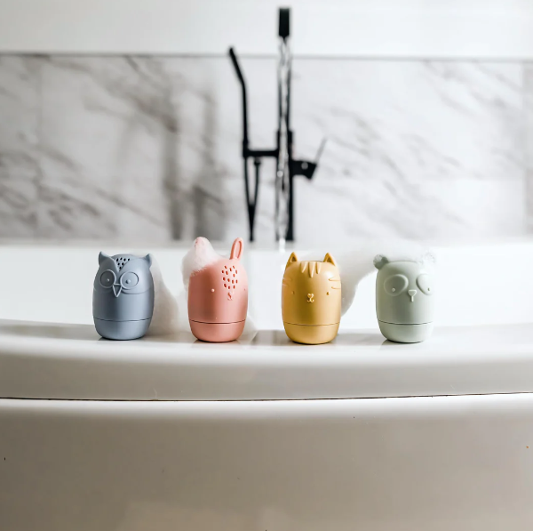 Jouets de bain en silicone - Mes copains de bain - Jululu