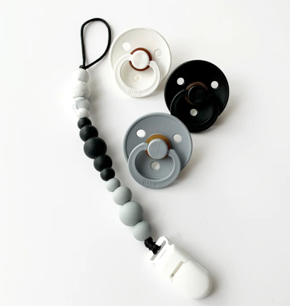 Attache-suce Minimaliste - Noir et marbre - Jululu