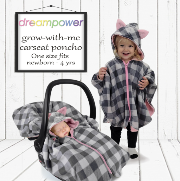 PRÉCOMMANDE Poncho pour siège de voiture 0-4ans