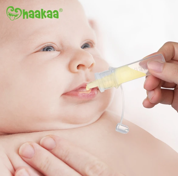 Ensemble collecteur de colostrum en silicone de 6 x 4 ml - Haakaa