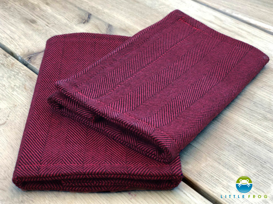 Protège bretelles (suck pads) Ruby Herringbone - Little Frog