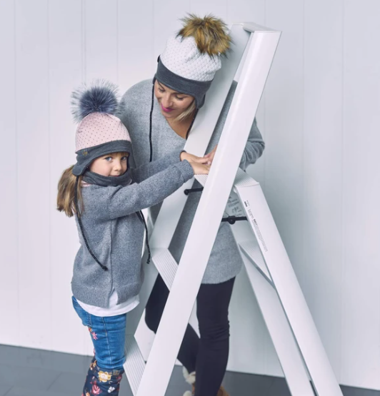 Tuque hiver Lox Lion marine (avec cordon) 0-3 mois