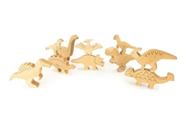 10 dinosaures en bois Bajosaurus - Bajo