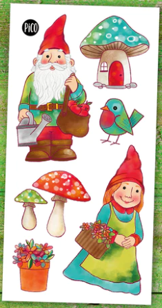 Les nains de jardins tatouage temporaire - Pico