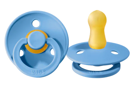 Suces BIBS original en latex bleu ( 0-6mois, 6-18mois, 18mois +) - Bibs