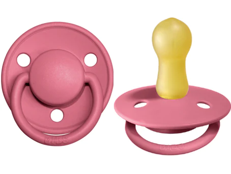 Suce Bibs DeLux corail (latex) 0-6mois