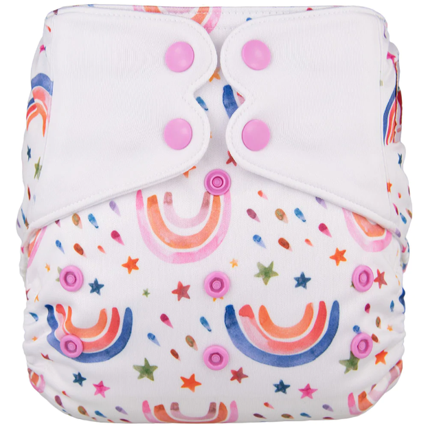 Elf Couche lavable à poche - shooting stars and rainbows