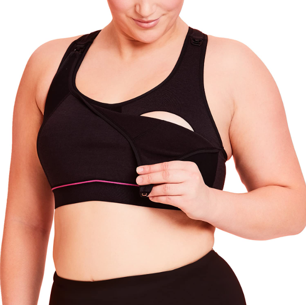 Soutien-Gorge Pour Sport À Fort Impact noir - De La Leche League International