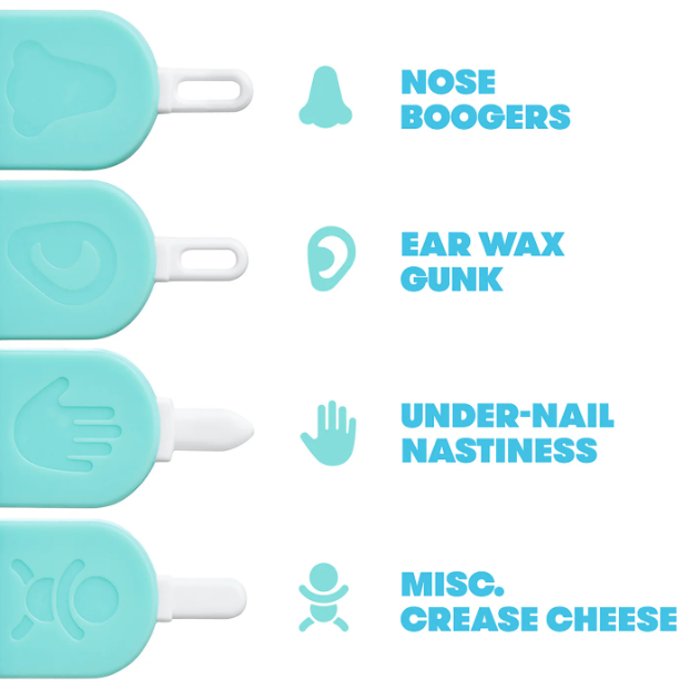 Outil 3 en 1 pour le nez, les ongles et les oreilles - Fridababy
