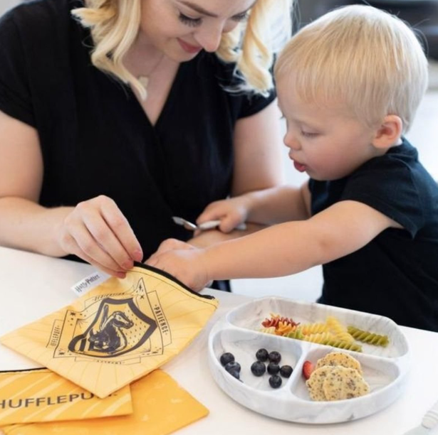 Ensemble de 3 sacs collations Bumkin Poufsouffle -HARRY POTTER