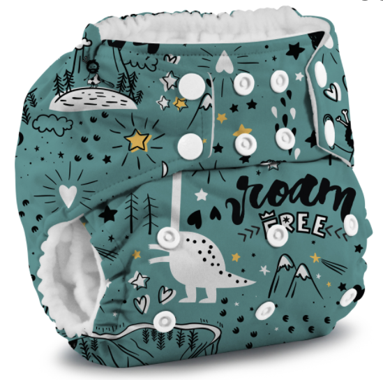Couche lavable à poche Rumparooz One Size - Roam Free - Kangacare