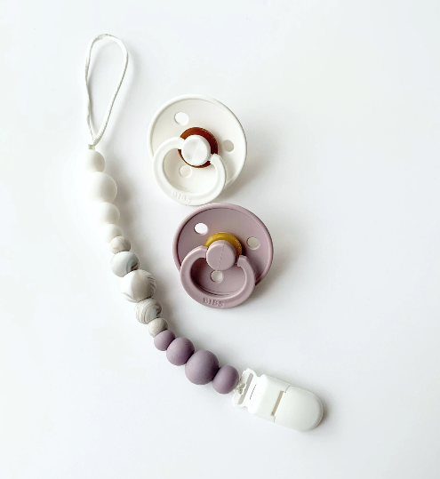 Attache-suce Minimaliste Lilas Cendré - Jululu