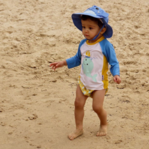 Ensemble chapeau et couche de piscine BALEINE - Zoochini