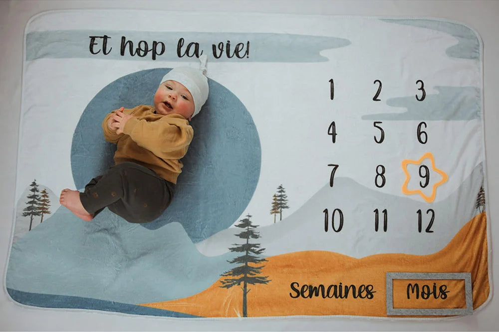 Jubanou - Ensemble de couverture d'étape pour bébé Et hop la vie!