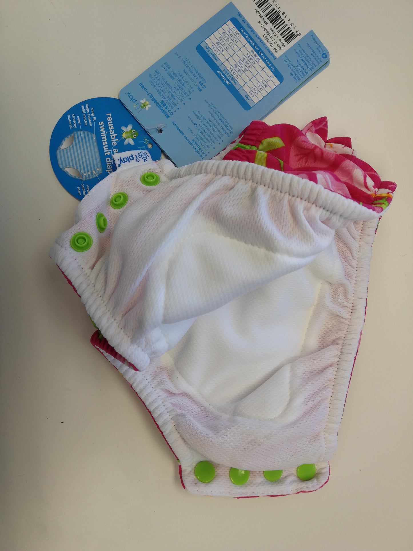 Couche maillot piscine 18 mois rose -Iplay