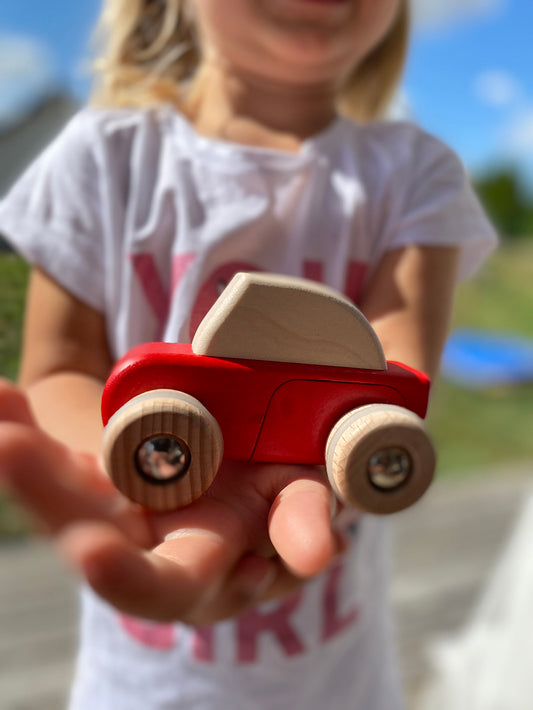 Voiture à propulsion en bois -  Bajo