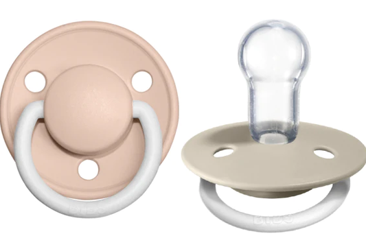 Suces DeLux  blush nuit/vanille nuit (silicone) 0-3ans  -  Bibs