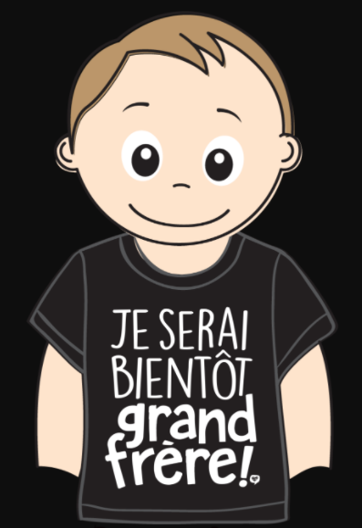 Chandail « Grand frère bientôt » -  Belove