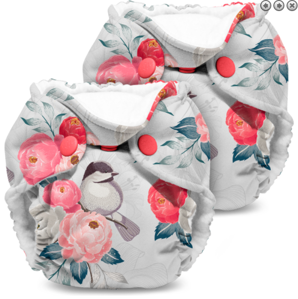 Couche lavable tout-en-un  Lil Joey NOUVEAU-NÉ  (Paquet de 2) - Lily
