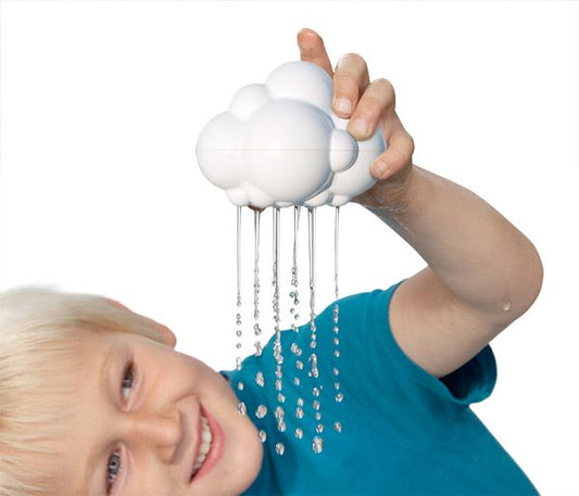 Rain cloud bath toy