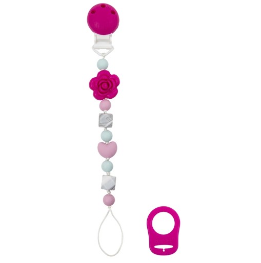 Kushies - Attache-suce en silicone alimentaire Rose